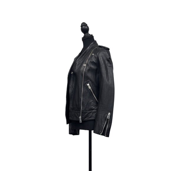 Zadig & Voltaire Leather Moto Jacket – Vintage-Inspired Luxury - Picture 4 of 11